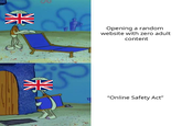 米 Opening a random website with zero adult content "Online Safety Act"