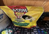 le PA com ING S Para Servicio Pesado-3.5"XS ORTHO ANT&GON BAIT Peanut Butter-Based Balt Ingredients CAUTION B.CON Bait Station KILLS MICE MATA RATONES THIS BAIT STATION IS RESISTANT TO WEATHER AND TO TAMPERING BY CHILDREN AND DOGS FOR USE INDOORS AND OUTDOORS. GUARANTEED TO KILL CHILD RESISTANT STATION ✓CAN BE USED INDOORS OR OUTDOORS TOTAL 12064.202