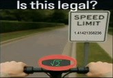 Is this legal? Al-generated content SPEED LIMIT 1.41421356236