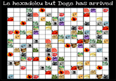 Le hexadoku but Doge has arrived
