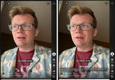 An image from Reddit showing YouTuber Hank Green from a "normal looking" Short that they took a screenshot of (left) and  Green less than 12 hours later in the same Short, at the same exact frame, but AI upscaled to look not low resolution.