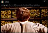 A tweet reading, "Me trying to find my Silksong order but it's all Banana Listings." This is a reference to a tweet about a meme in a dream.