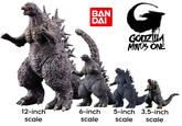 BAN DAI GODZILLA MINUS ONE 12-inch scale 6-inch 5-inch 3.5-inch scale scale scale