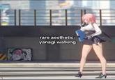 rare aesthetic: yanagi walking