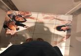 Bathroom stall flooring
