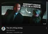 DOESN'T KNOW HE'S IN A MOVIE The Art of Dog Acting Alex Boucher 4M views • 9 months ago 16:29