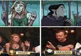 CK KEYLETH Half-Elf Druid VAX'ILDAN Half-Elf Rogue/Paladin