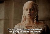 I'm not going to stop the wheel. I'm going to break the wheel.