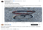 A reply to "Twitter / X":https://knowyourmeme.com/memes/sites/twitter-x user PNWGUERRILLA's tweet about allegedly killing a rooster with a 12-gauge shotgun.
