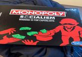 Fast-Dealing Property Trading Game MONOPOLY SOCIALISM WINNING IS FOR CAPITALISTS. M M MA4 ADULT E8029 PLAYERS Hasbr Gaming