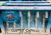 LEMB Archie McPhee Anchie McFRee CLAM FLAVOR! CLAMDY CANES NET WT. 3.8 OZ (108g) A Ca Clamit
