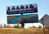 SYPHILIS IS ON THE RISE Portmouth City Health Department Connecting with Community GET TESTED. GET CURED. SNACK WRAP IS BACK M