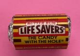 4 CANDIES ARTIFICIALLY FLAVORED BUTTER RUM LIFE SAVERS THE CANDY WITH THE HOLE® 4 CANDIES NET WT 32 07