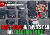 A meme about the 67 kid being found in D4vd's car trunk. The meme is from Twitter.