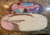 Since 1935 Friendly's Neapolitan VANILLA, CHOCOLATE AND STRAWBERRY ICE CREAMS