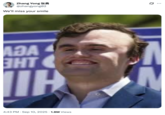 A "tweet":https://knowyourmeme.com/memes/sites/twitter-x joking about missing "Charlie Kirk's Smile":https://knowyourmeme.com/memes/charlie-kirk-smile after he was killed in September 2025 in a shooting.