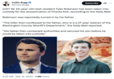 A "tweet":https://knowyourmeme.com/memes/sites/twitter-x about the arrest of 22-year-old Tyler Robinson of Utah, who authorities identified as the suspected shooter of Charlie Kirk.