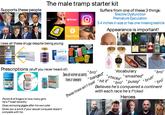 Supports these people The male tramp starter kit ASHLEY MADISON Life is short. Have an affair. See your matches tinder® O Suffers from one of these 3 things: Erectile Dysfunction Premature E---------- 3-4 inches in size or has one missing testicle Appearance is important! Snapchat Uses all these drugs despite being young: e bumble MDMA VICTORIAMILAN Steroid Injection Dispense with Medication Guide attached or provided separately Lot # 022992 CLENBUTEROL 50 TABLETS 0.02 mg CRAZYBULK BULKING CUTTING STRENGTH CUTTING & BULKING MUSCLE SUPPLEMENT TRENOROL NATURAL ALTERNATIVE MASS SERIES 90 CAPSULES FOOD SUPPLEMENT Pfizer VIAGRA® 100 mg film-coated tablets Sildenafil DANCE ATS next Johnson's XII BLEU DE CREED CHANEL GREEN IRISH TWEED TERRE D'HERMES SPICEBOMB VIKTOR ROLF Roberto Ugolini LNISCH WASSER 2411 Old Spice CLASSIC CLASSIQUE 37 FL OZ) OUTRAGE Prescriptions (stuff you never heard of) NDC 0378-4276-93 Valacyclovir Tablets, USP gram Rx only M123 Mylan 30 Tablets K Cat LOT EXP S/N GT Apretude (cabotegravir extended-release injectable suspension 600 mg/3 mL (200 mg/mL) For gluteal intramuscular injection Mfd for: Viiv Rev. 7/21 Daclatasvir and Sofosbuvir Film Coated Tablets 60 mg/400 mg (MyHep DVIR Mylan Points # of fingers to how many girls he's f*cked recently Does annoying giggle after his own joke R Daclatasvir and Sofosbuvir Film Coated Tablets 60 mg/400 mg (MyHep DVIR) Mylan www.mylan.in 28 Tablets Gives you a smirk if your sexual conquest doesn't compete with his Sees all women as saints, hoes or skeezers 66 66 bro" banged" " 66 baby VI 14 FL OZ (414 mL) Vocabulary chicks" These hoes ain't loyal "hit it" " smashed" "bro" "p---- 66 bruh" "bro❞ "bro" Believes he's conquered a continent with each race he's f*cked Heroes