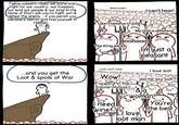 Fellow soldiers! today we stand and fight for our country, our freedom, our land our people & our king! In the name of God' I ask you to fight, win & defeat the enemy...if you perish you become a martyr and find yourself'in Heaven... Speak louder! I don't believe in God. שר I can't hear! My God is different! Boohooo! The King sucks! I'm just a peasant ....and you get the Loot & spoils of War I still can't hear Wow! Forward in the name of God I love loot did he say loot? &a woman I need wine You're the best love loot man