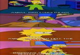 MOM, DAD, LISA'S DEAD! MOM MAKE DAD TELL THE MEME RIGHT. (SOBBING) THAT'S WHAT REALLY HAPPENED
