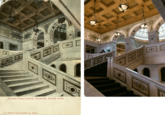 CHICAGO PUBLIC LIBRARY, STAIRCASE, SECOND FLOOR. &C. KROPP CO. PUBL MILWAUKEE, NO. 2784