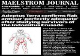 MAELSTROM JOURNAL Low Gothic ▼ 246. 125. M41 | Print Edition I Video Galactic New Badab Politics Economics Commodities Tech-Heresy Executions Zombie Plague Free Resources LIVE UPDATES SYMPTOMS SMALL BIZ Q&A Adeptus Terra confirms flak armour 'perfectly adequate' after studying survivors of the Indomitus Crusade The Adeptus Terra has proudly announced that flak armour needs no improvement after a thorough study of wounded guardsmen, pointing to research that illiterates where guardsmen were commonly hit and survived. Officials explain that since none of the dots were on the armour, it definitely proves that the armour works as the Emperor intended, dismissing calls for upgrades as "statistical heresy".