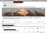 r/Charleston u r/awfuleyebrows 12h Only in Charleston SC LIVE Live 5 News NEW 3 h O The woman faces six counts of animal cruelty. B i LIVE5NEWS.COM Police arrest woman after 26 cats, 6 dogs, 2 squirrels, blind owl found in home 46 points 34 comments 1.2k BEST COMMENTS 66 Share + Award 9h It looks like she drew eyes on to her eyelids and has her eyes closed 8h This is the blind owl Reply 305
