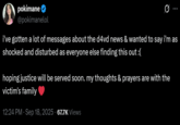 Pokimane responds to D4vd allegations.