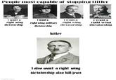 People most capable of stopping Hitler i want a right wing dictatorship i want a right wing military dictatorship i want a i want a right wing dictatorship right wing dictatorship imgflip.com hitler 1 I also want a right wing dictatorship also kill jews