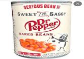 8 NS SERIOUS BEAN CO AND SWEET SASSY A BIT Dr Peppe Est.1885 BAKED BEANS.. NON OPA V NO HFCS" GF NET WT. 16oz (454g) Х