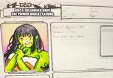 D&D ORCS NO LONGER HAVE THE POWER BUILD FEATURE. CHARACTER NAME AGE 14 Scarlet FYES 5'11" HEIGHT Areen SKIN CHARACTER APPEARANCE Orcs of Baglesh Clefs Tubimir's Tots Fried Clam Part-owner ALLIES & ORGANIZATIONS