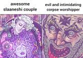 awesome slaaneshi couple WE evil and intimidating corpse worshipper ป 14.