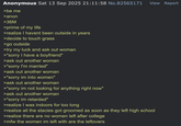 View Report Anonymous Sat 13 Sep 2025 21:11:58 No.82565171 >be me >anon >36M >prime of my life >realize I havent been outside in years >decide to touch grass >go outside >try my luck and ask out woman >"sorry I have a boyfriend" >ask out another woman >"sorry I'm married" >ask out another woman >"sorry im into women" >ask out another woman >"sorry im not looking for anything right now" >ask out another woman >"sorry im retarded" >realize I was indoors for too long >realize all the stacies got groomed as soon as they left high school >realize there are no women left after college >mfw the women im left with are the leftovers