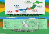 mip.com J JR WEST JR JE HOKKAIDO R J JR EAST J JR KYUSHU JR SHIKOKU JR CENTRAL Nageya Yeah, that's one fine-looking privatised rail network 調 why doesn't mine look like that?