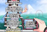 19 " " imgflip.com CRUSHING THE REYNE TARBECK REBELLION THOROUGHLY STOMPING A KINGDOM WITH COMPARABLE MILITARY NUMBERS (THE RIVERLANDS) LOSING BATTLES TO LITERALLY THE BEST MILITARY COMMANDER IN THE WAR OF THE 5 KINGS WISELY DENYING SAID BEST COMMANDER THE ABILITY TO FORCE A BATTLE WITH YOUR MAIN HOST ON GOOD TERMS WINNING THE MOST DECISIVE BATTLE OF THE WAR (BLACKWATER) LOSING BATTLES TO LITERALLY THE BEST MILITARY COMMANDER IN THE WAR OF THE 5 KINGS