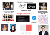 Twitter/X 2025 starterpack onlyfan bots/plugging under every post M THE STAR Ørok "grok is this true?" straight up racism uber Uber *@Uber - 4/26/23 When you drive with @Uber, you're the boss #uber #earnlikeaboss white supremacist/ eugenics supporter/ racist pfp kpop Readers added context Uber advertises "earn like a boss", however, in reality Uber driver compensation averages $11.77 per hour Us. Them. nuance doesn't exist misinformation big brother