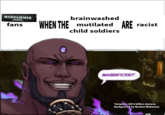 WARHAMMER 40,000 fans brainwashed WHEN THE mutilated ARE racist child soldiers MAGNIFICENT Template: kill 6 billion demons Background by Reuben Blakeman