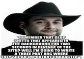"REMEMBER THAT GLUP SHITTO THAT APPEARED IN THE BACKGROUND FOR TWO SECONDS IN REVENGE OF THE SITH? WELL I'M GOING TO WRITE A THREE PART ARC WHERE THEY ARE AN IMPORTANT CHARACTER"