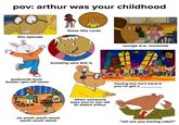 pov: arthur was your childhood this episode these title cards postcards from buster spin-off show knowing who this is oh weoh weoh weoh weoh weoh weoh when someone says you're too old to watch arthur savage d.w. moments having fun isn't hard if you've got a Ch "oh! are you having cake?"