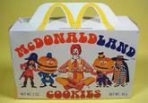 MCDONALDLAND M T.M. NET WT. 2 OZ. COOKIES NET WT. 56 g.