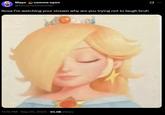 A meme about a Rosalina leak. The meme references the "ishowspeed trying not to laugh":https://knowyourmeme.com/memes/ishowspeed-smiling-trying-not-to-laugh clip.