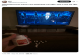 A "tweet":https://knowyourmeme.com/memes/sites/twitter-x joking about taking Tylenol and watching "_Jimmy Kimmel Live!_":https://knowyourmeme.com/memes/events/jimmy-kimmels-abc-suspension, related to Jimmy Kimmel's ABC Suspension and the "Tylenol Autism Announcement":https://knowyourmeme.com/memes/events/autism-announcement-tylenol-causes-autism-press-conference.