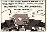 I'M CONFUSED!! KAMALA HARRIS IS A RIGHT-WING, SOCIALIST, TOUGH ON CRIME, ANTI-COP POLICE OFFICER WHO'S JAILED MO' N*GGAS THAN CLINT EASTWOOD!! AND NOW Y'ALL WANNA ACT LIKE SHE'S ROSA PARKS!!! A. McGruder, S. Kim YOU COLOREDS SLAY ME... 1114 VI @BOONDOCKSBOOTLEG