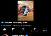 KNOW AMONGUS ✓ Diaper Shaming you 2,871 Views 86% 1 month ago + F→ 19 3 Add to Download More Nerdy_Faery