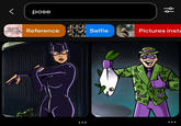 X user @the_whar posted fan art depicting Catwoman and the Riddler from _Batman_, gathering over 2,000 likes in four days.