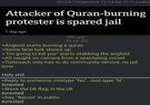 09/24/25(Wed)18:12:14 No.517124494 Attacker of Quran-burning protester is spared jail 1 day ago BBC.jpg 199 KB JPG >Angloid starts burning a quran >Some feral turk shows up >"I'm going to kill you" starts stabbing the angloid >All caught on camera from a spectating crowd >Turkroach only has to do community service, no jail time H-------- >Reply to someone, mistype "No". Just type "N" Arrested >Wave the Uk flag, in the Uk Arrested >Say, "Bacon" in public Arrested