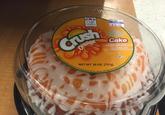 café Valley BAKERY" WPC.com Crush Orange 04 09 17 BAKERY $5.99 Naturally & Artificially Flavored Orange Crush Cake Moist & Delicious! MADE WITH REAL ORANGE CRUSH FLAVOR! CRUSH® is a registered trademark of Dr Pepper/Seven Up, Inc., used by Café Valley under license. C2015 Dr Pepper Seven Up, Inc NET WT 26 OZ (737g)