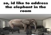 so, id like to address the elephant in the room