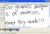 Facebook post @Inquirly.com posted their version of the "Our designer is on leave" trend in 2023.