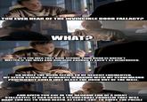 YOU EVER HEAR OF THE INVINCIBLE DOOR FALLACY? WHAT? IT'S THE IDEA THAT HOW SECURE YOUR DOOR IS DOESN'T MATTER IF THE WALL AND BUILDING AROUND IT AREN'T AS REINFORCED. SO WHILE THE DOOR SEEMS TO BE HEAVILY ENCHANTED, MY SEVEN STICKS OF DYNAMITE WORKING WITH MY STONEMASON PROFICIENCY COULD JUST BLAST THE DOOR OUT OF THE WALL. AND GIVEN YOU ARE IN THE NARROW END OF A GIANT STALACTITE, IT CAN CAUSE A STRUCTURAL PROBLEM THAT WILL DROP YOU ALL TO YOUR DEATH. AT LEAST TRY TO SOLVE THE PUZZLE imgflip.com